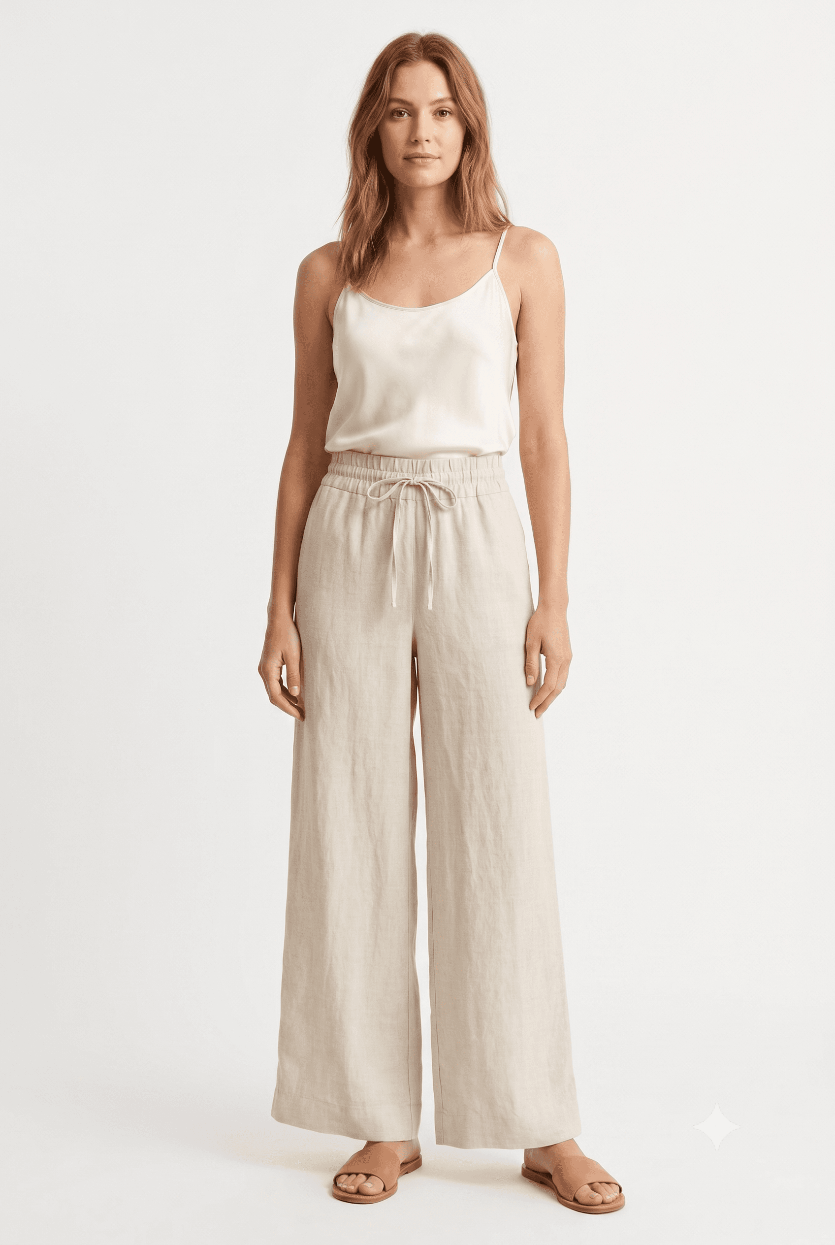 Pleated Wide-Leg Trousers Alternate
